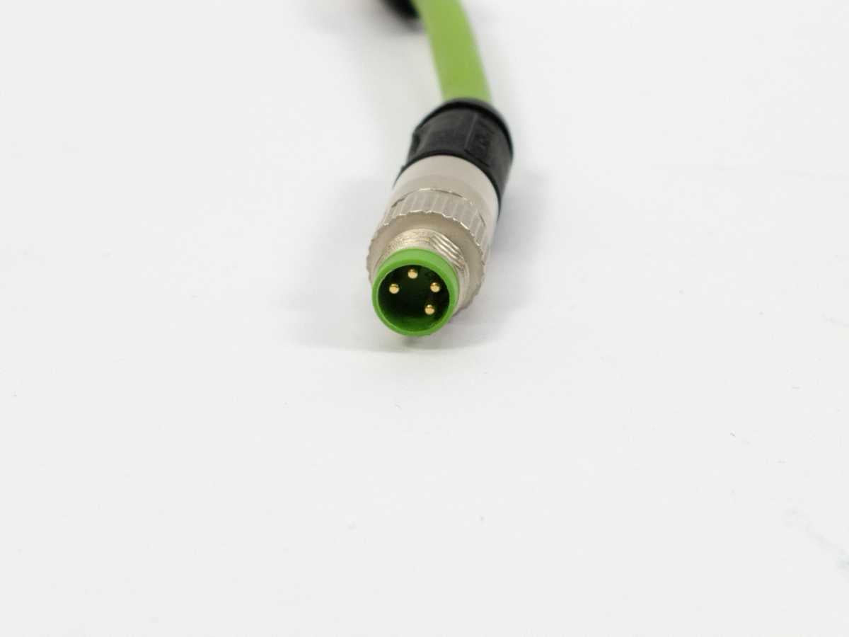 Beckhoff ZK1090-3131-0001 EtherCAT Cable M8, Plug, Straight, Male, 4-Pin