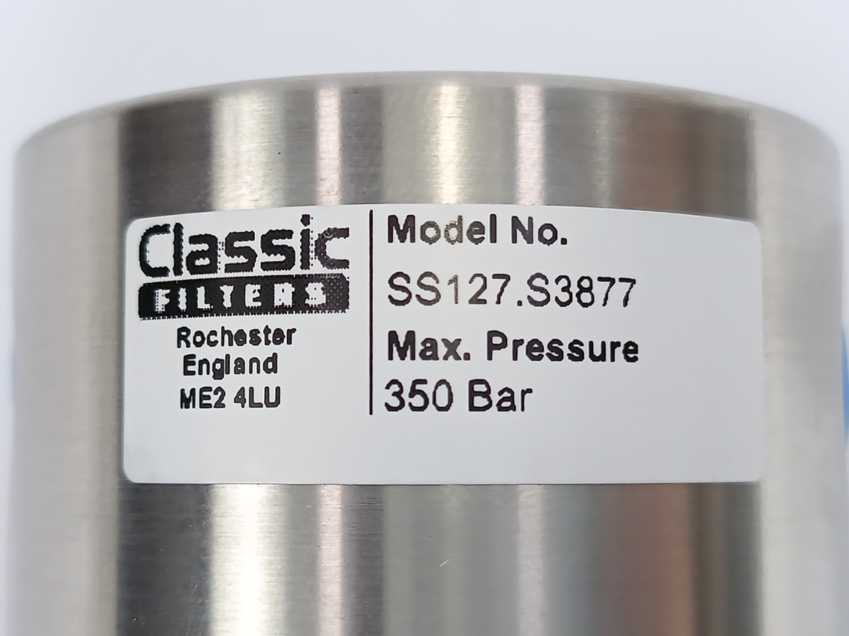 Classic Filters SS127.S3877 Filter Housing