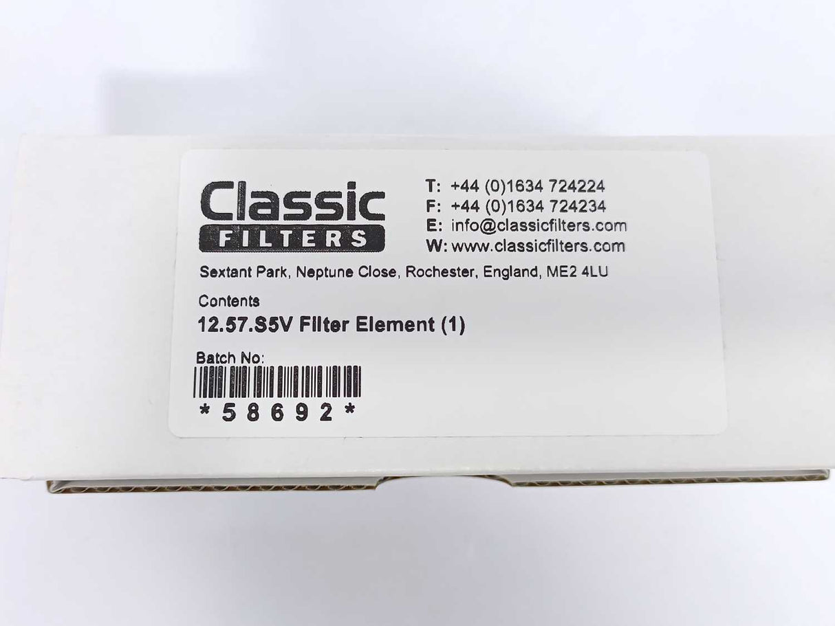 Classic Filters 12.57.S5V Metal Mesh Filter Element Batch 2 Pcs.
