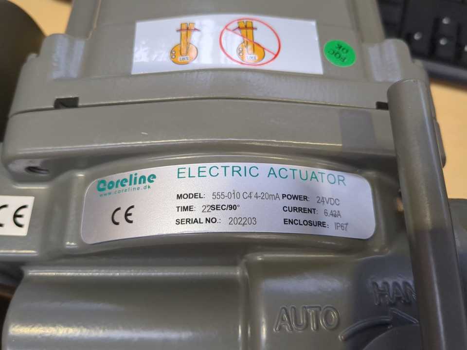 Coreline 555-010 C4 4-20mA Electric Actuator
