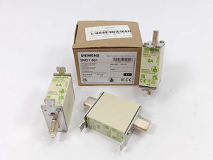 Siemens 3ND1 801 LV HRC Fuse-Link Fusible 3Pcs. Batch