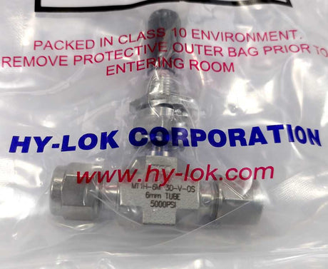 Hy-Lok MT1H-6M-3D Needle Valve Safety Sample Line X-Series
