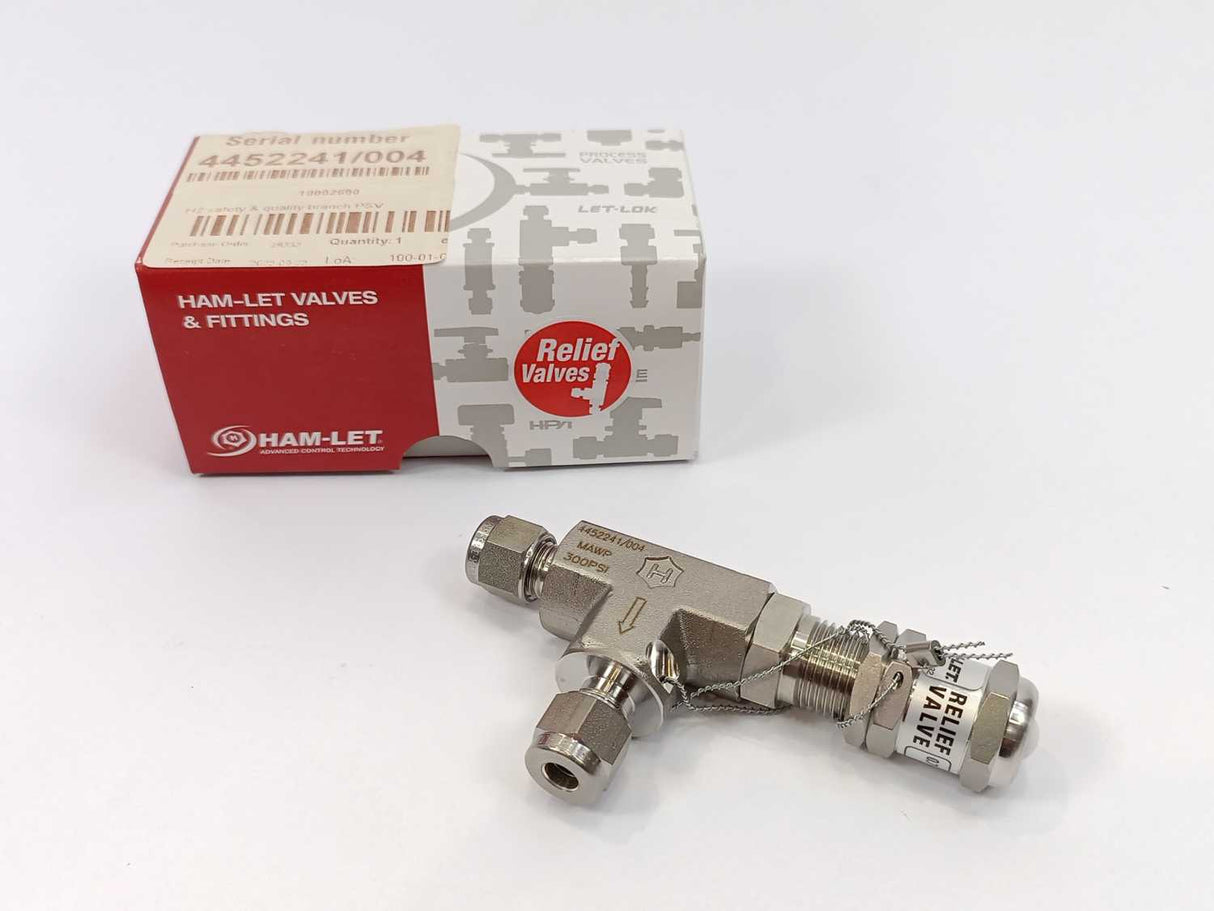 Ham-Let H-900-SS-L-6MM-SL-29PS-EP Relief Valve H900SSL6MMSL29PSEP