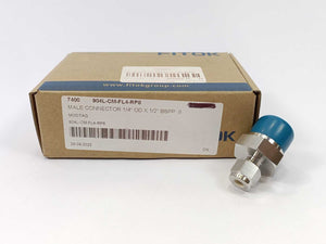 Fitok 904L-CM-FL4-RP8 Male Connector 1/4" OD x 1/2" BSPP 9 FITOK-904L 10 Pcs