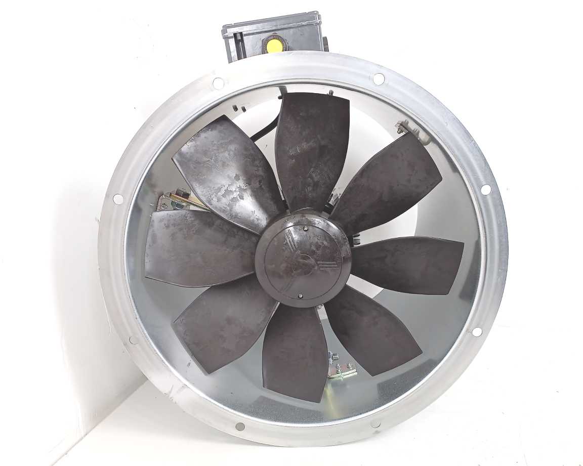 MAICO DZR 35/6 B Ex E Stahl 8118/121-804-C1587 Axial duct fan w/ Junction Box