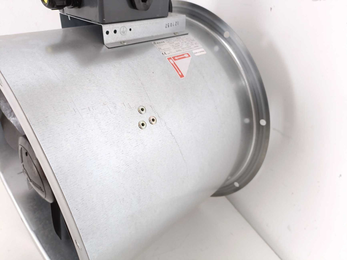 MAICO DZR 35/6 B Ex E Stahl 8118/121-804-C1587 Axial duct fan w/ Junction Box