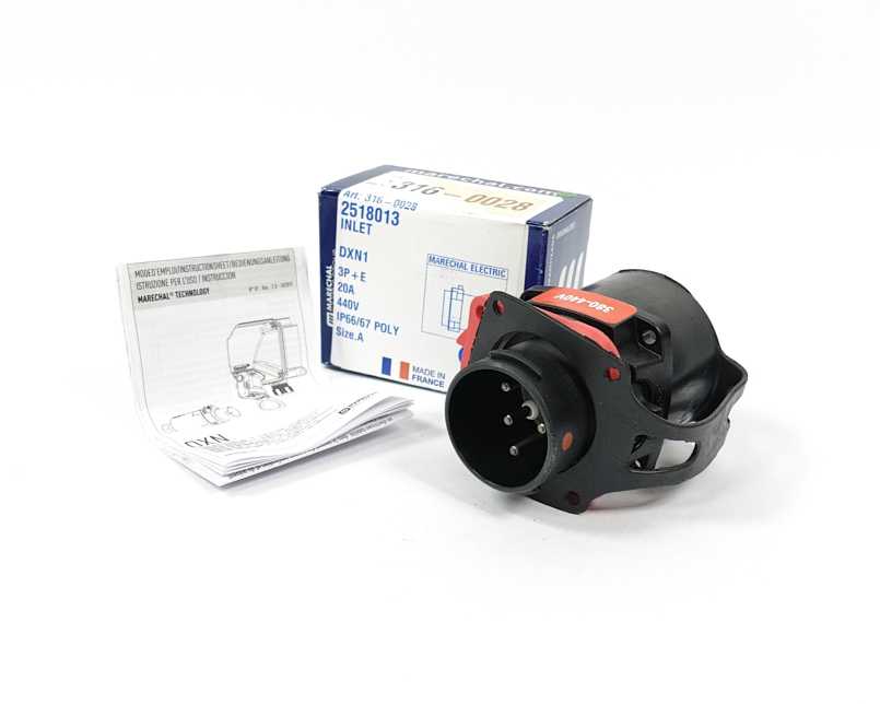 Marechal 2518013 Inlet Male Socket DXN1 20A