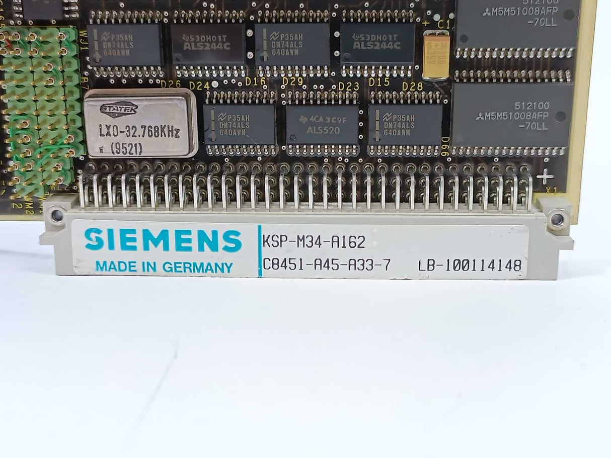 Siemens C8451-A45-A33-7 KSP-M34-A162 S15 Control Card