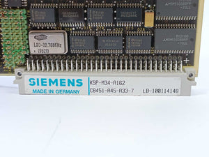 Siemens C8451-A45-A33-7 KSP-M34-A162 S15 Control Card