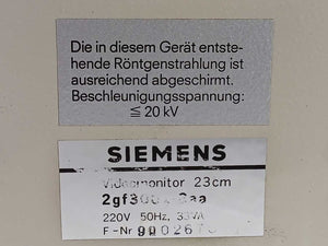 Siemens 2GF3004-8aa Videomonitor 23cm, 220V 50Hz