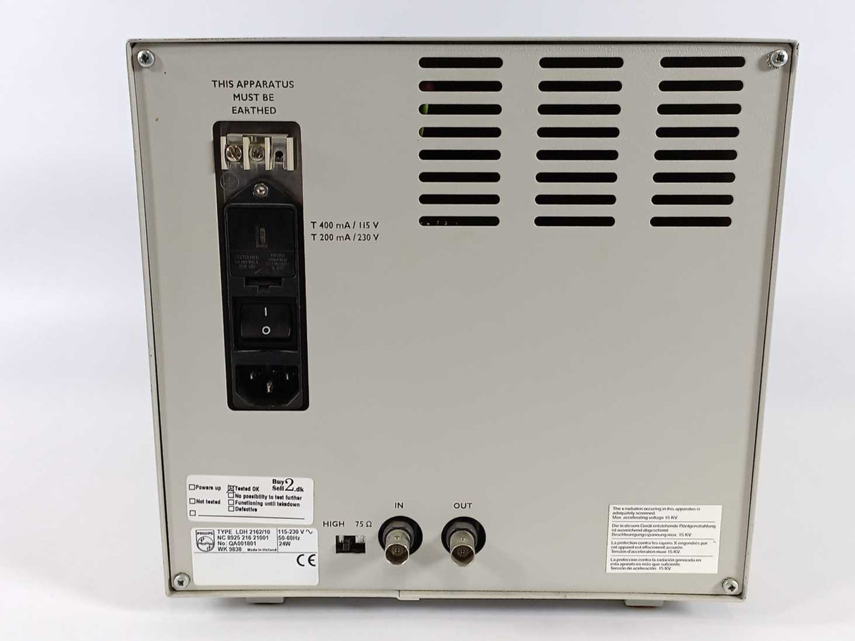 Philips LDH 2162/10 CCTV Video monitor CRT TV