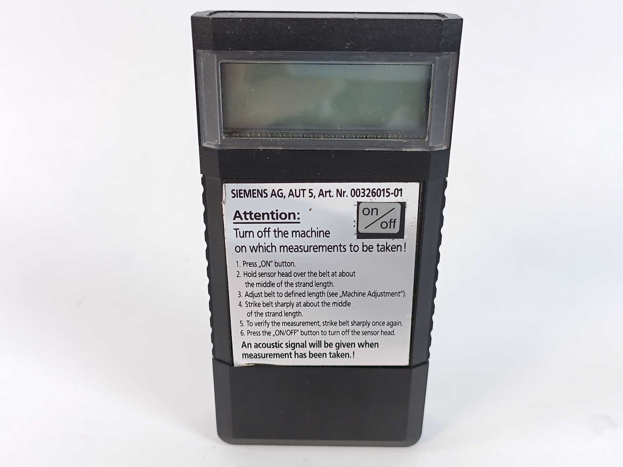 Siemens 00326015-01 Belt Tension Meter