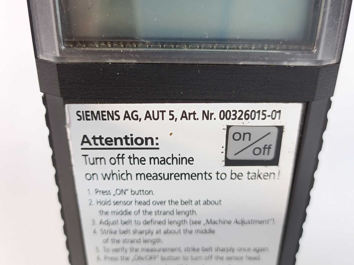 Siemens 00326015-01 Belt Tension Meter