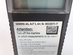 Siemens 00326015-01 Belt Tension Meter
