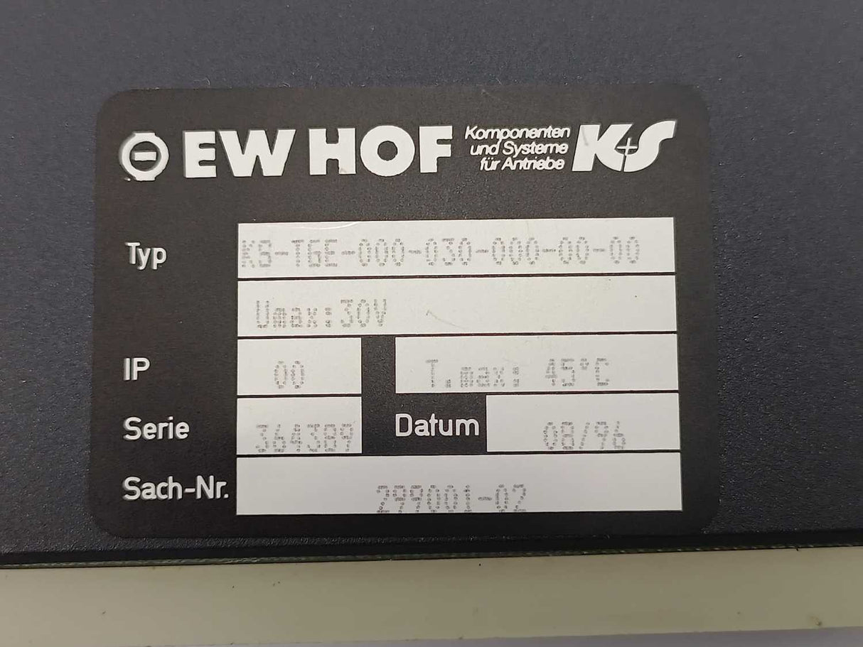 EW HOF KS-TGE-000-030-000-00-00 45500179 TGE-B1c PC Board