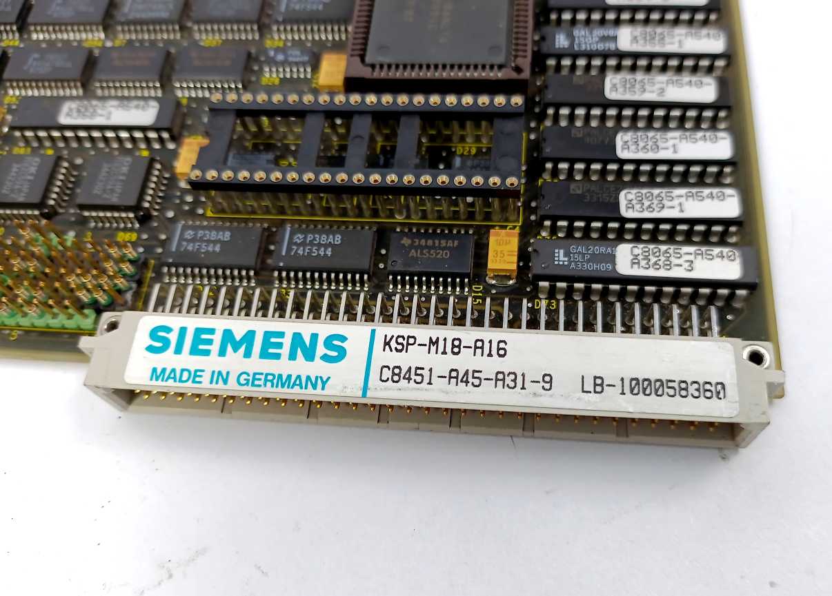 Siemens C8451-A45-A31-9 KSP-M18-A16