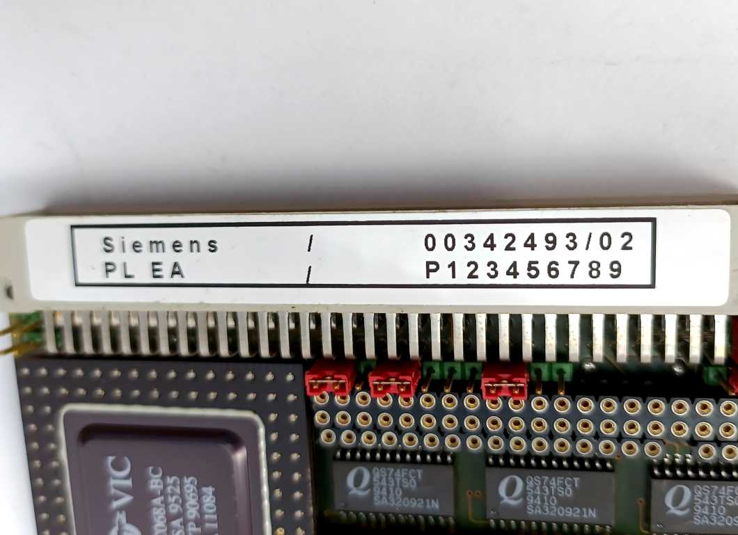 Siemens 00342493/02 MVS100 PL EA  Circuit Board