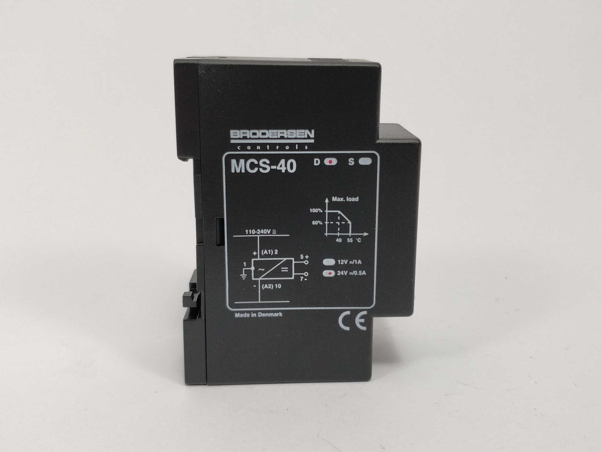 Brodersen Controls MCS-40 Switch mode power supply 12/24V 1/0.5A