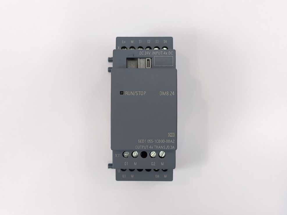 Siemens 6ED1055-1CB00-0BA2 Digital Input/Output Module LOGO! DM8 24