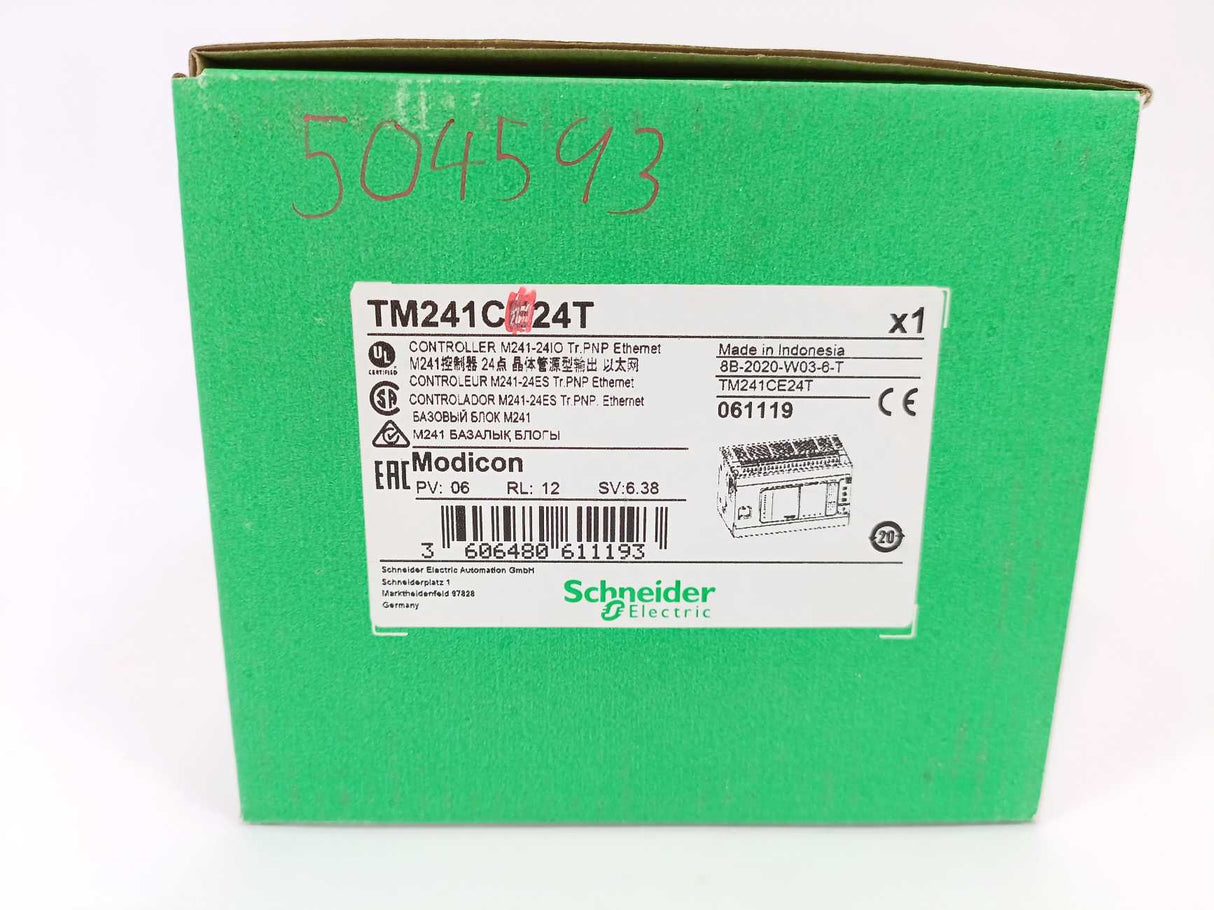 Schneider Electric TM241C24T Modicon M241 Logic Controller