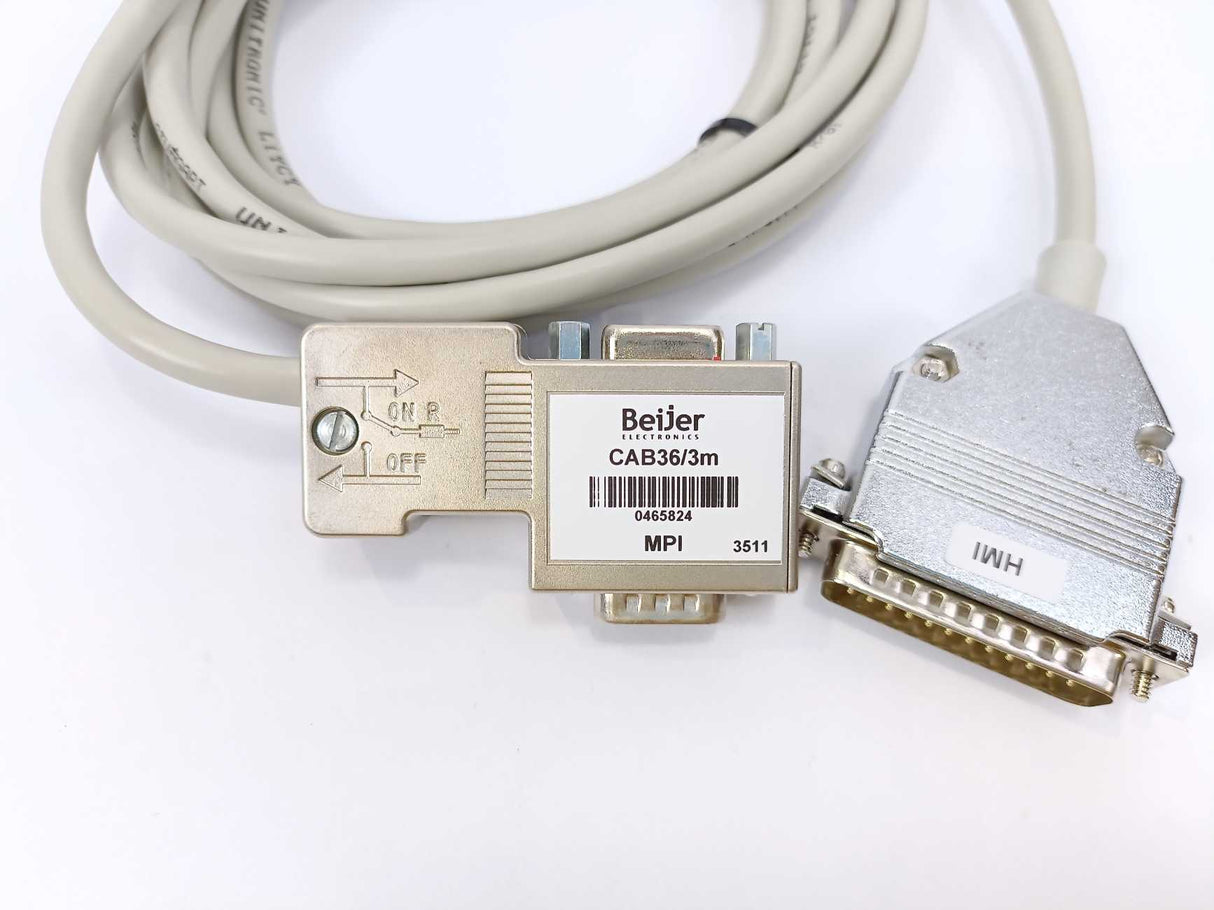 BEIJER ELECTRONICS CAB363M MPI to HMI Cable