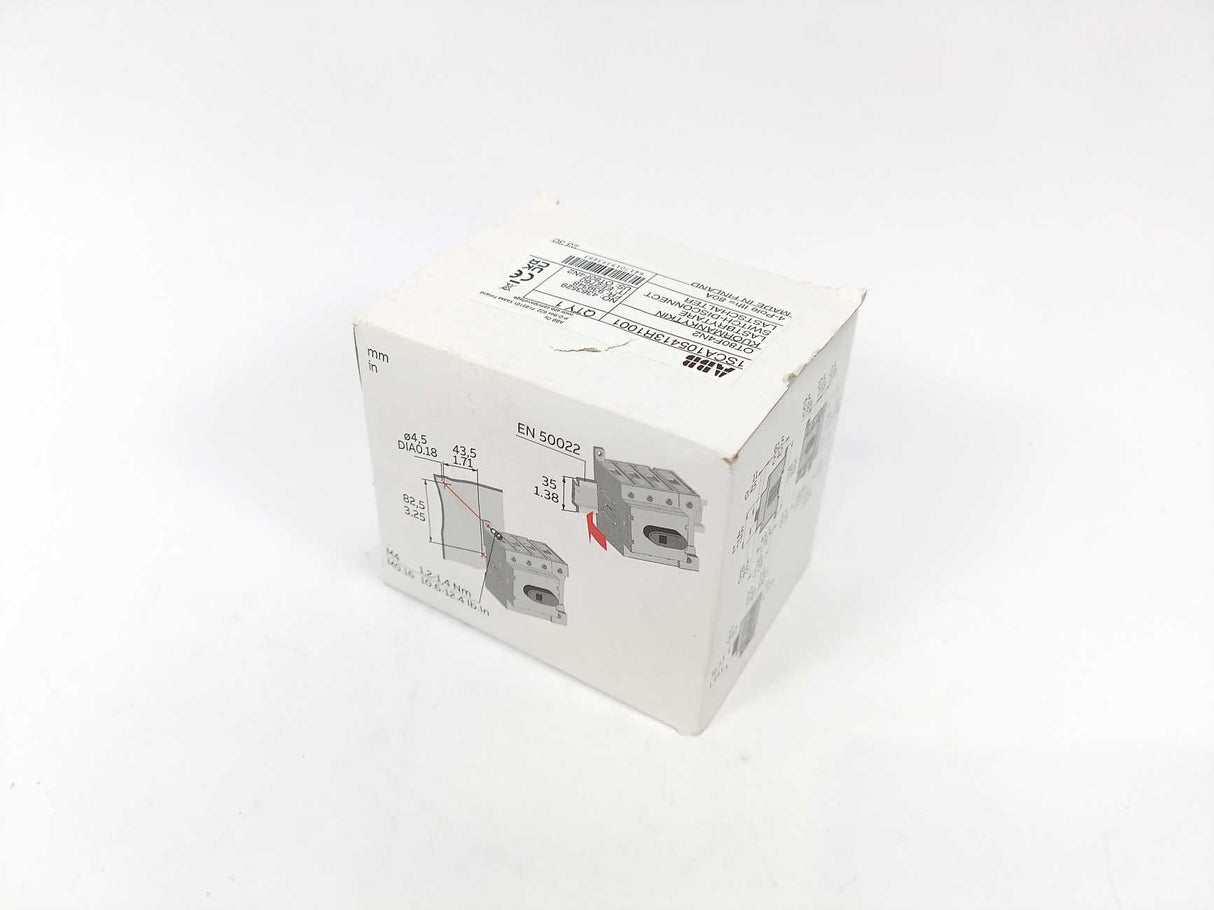 ABB 1SCA105413R1001 OT80F4N2 Switch Disconnector 600VAC 80A