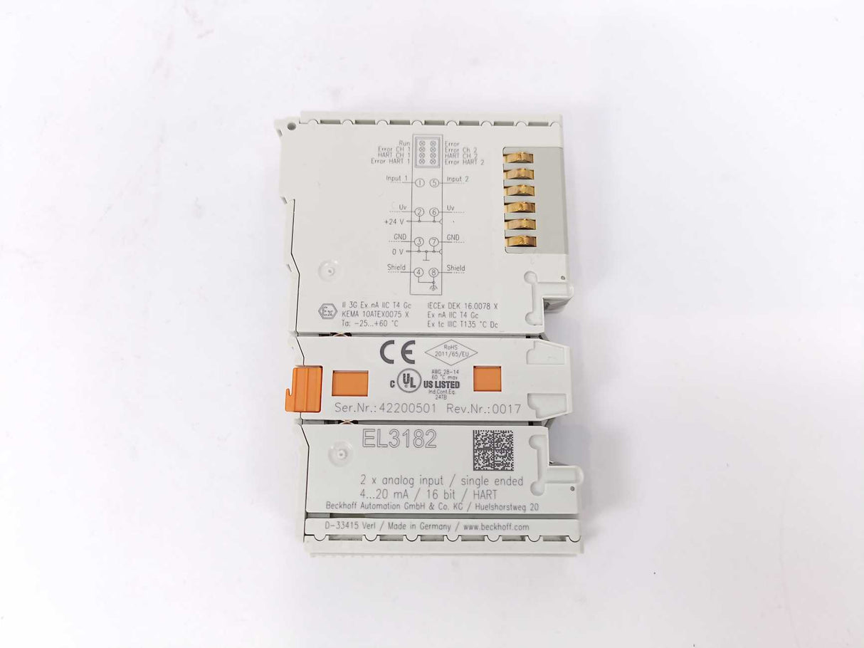 Beckhoff EL3182 EtherCAT Terminal