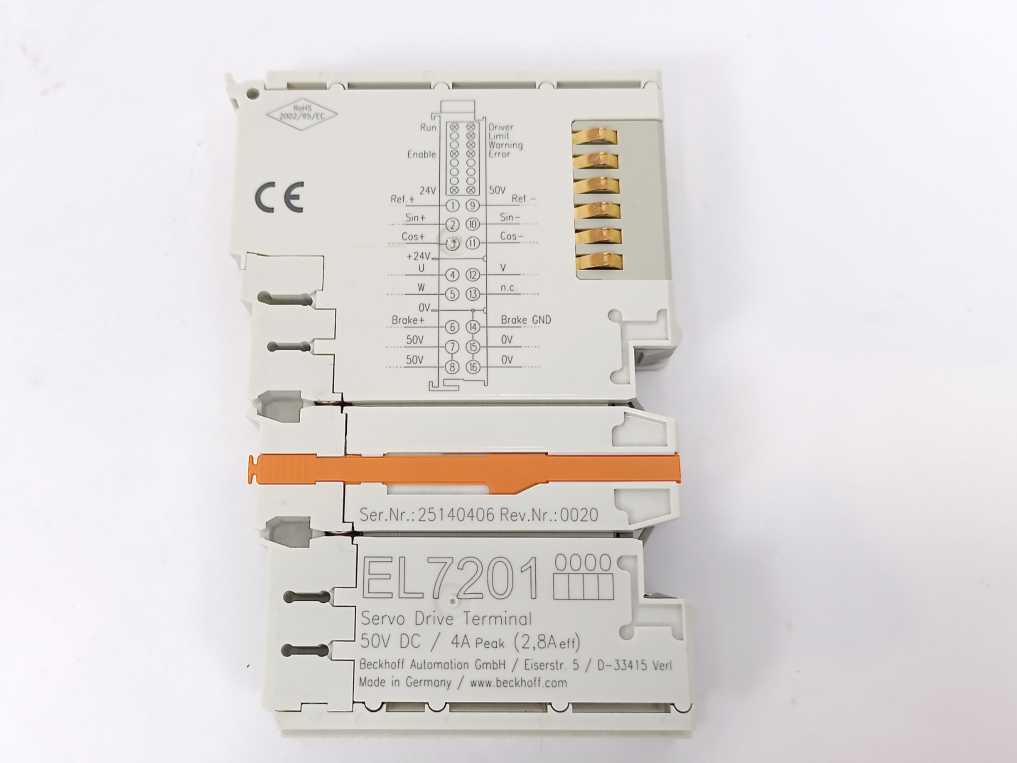Beckhoff EL7201 Servo Drive Terminal