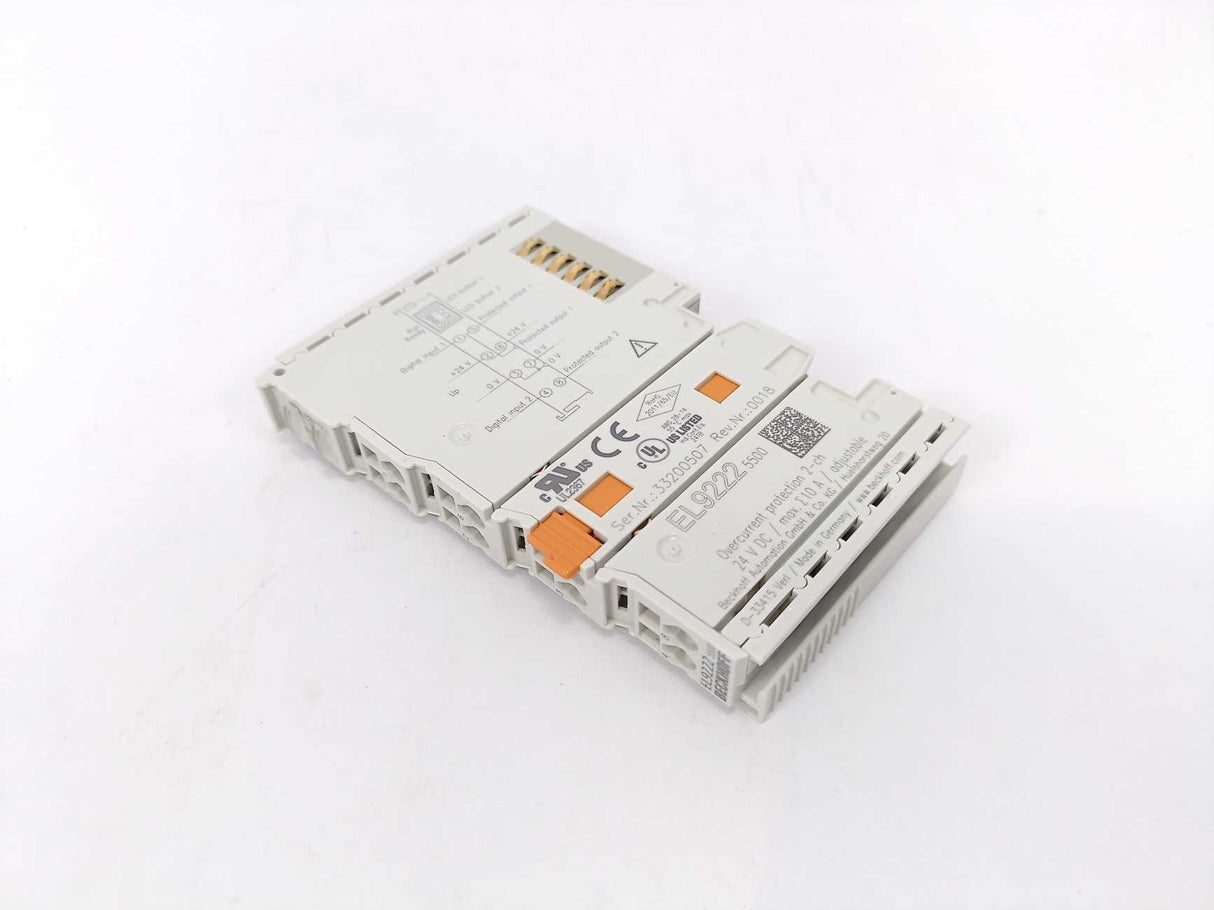 Beckhoff EL9222 Overcurrent Protection 2-ch