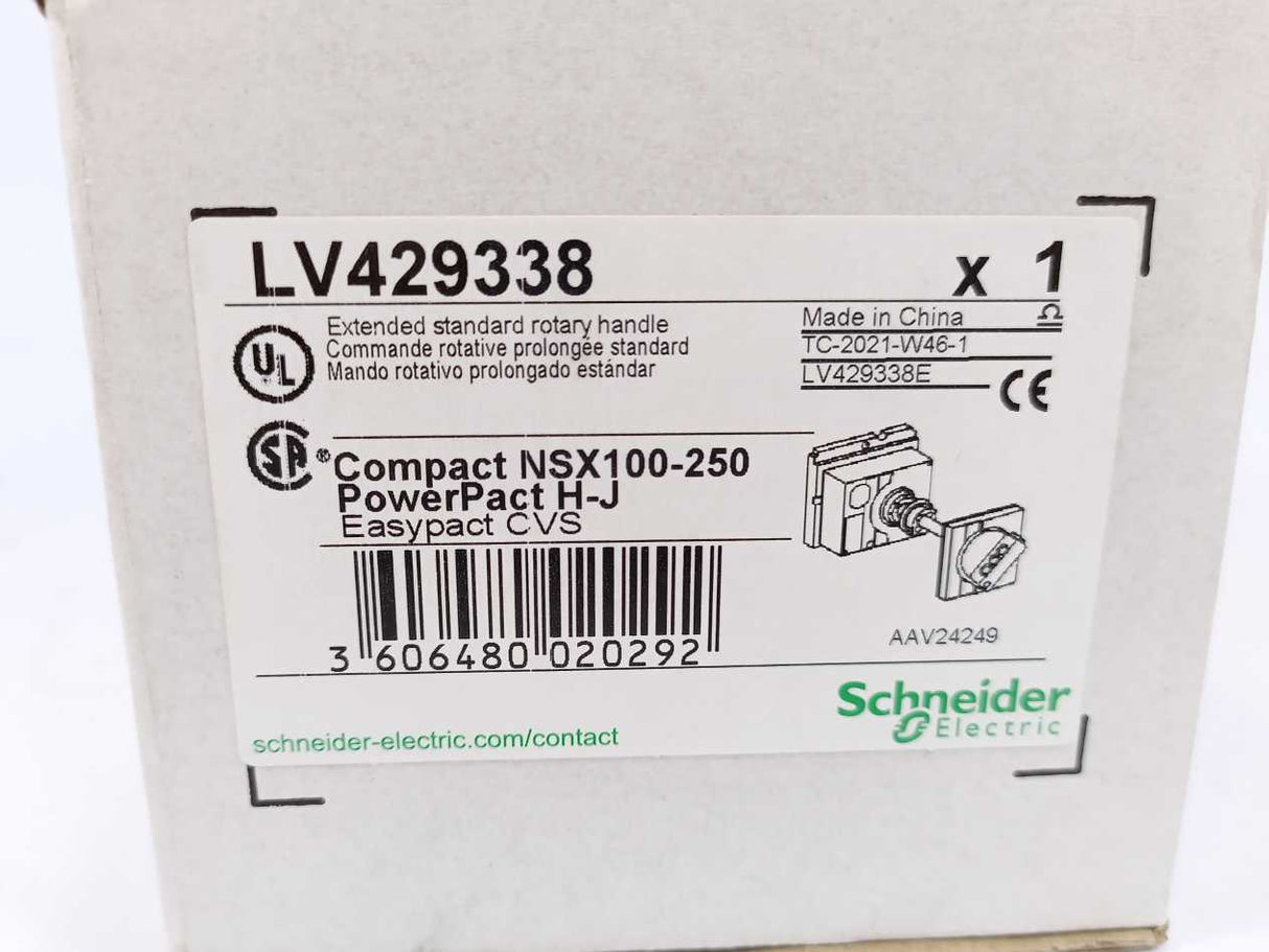 Schneider Electric LV429338 NSX100-250 Power Compact H-J