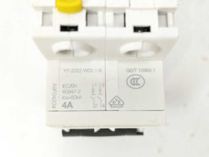 Schneider Electric A9F04204 Miniature Circuit Breaker C 4A, 6 pcs. Batch