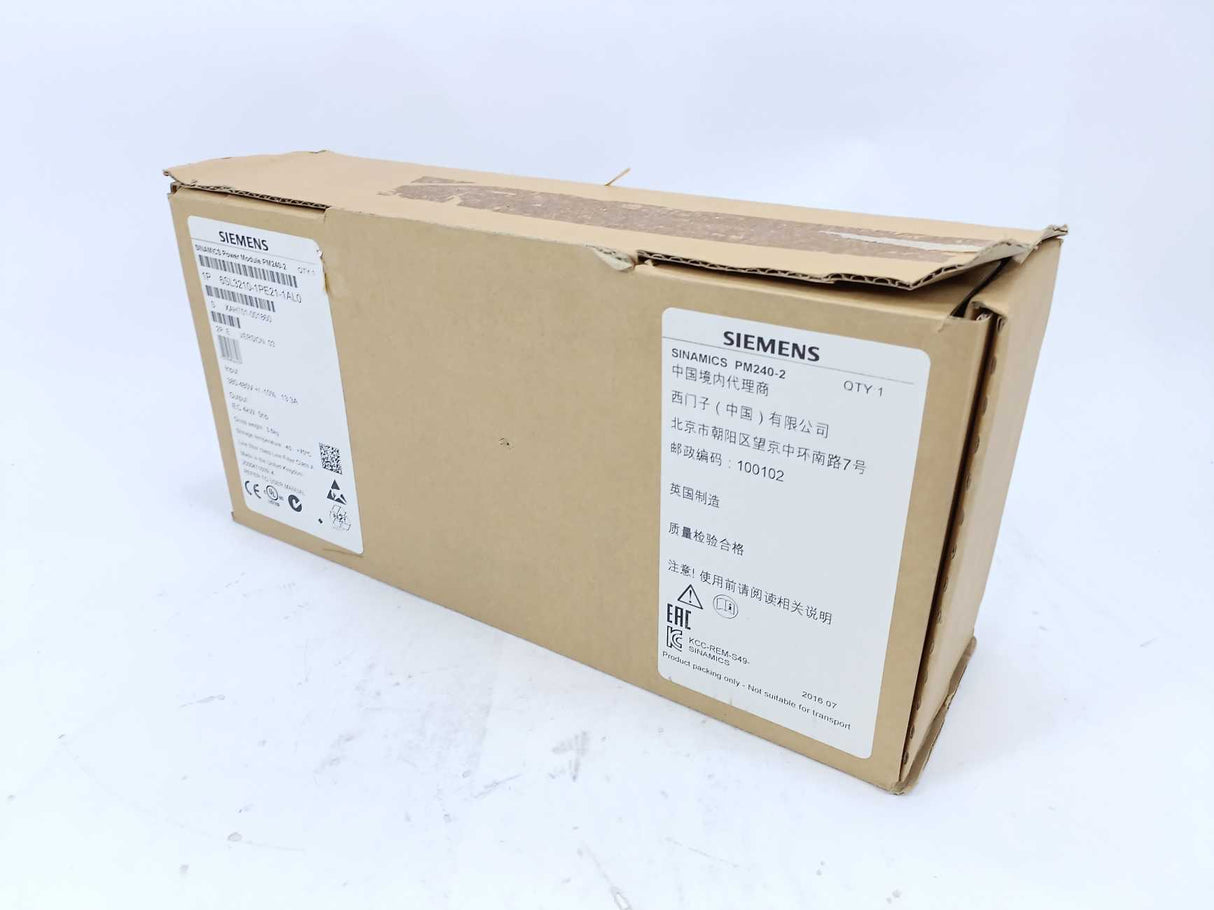 Siemens 6SL3210-1PE21-1AL0 SINAMICS Power Module PM240-2