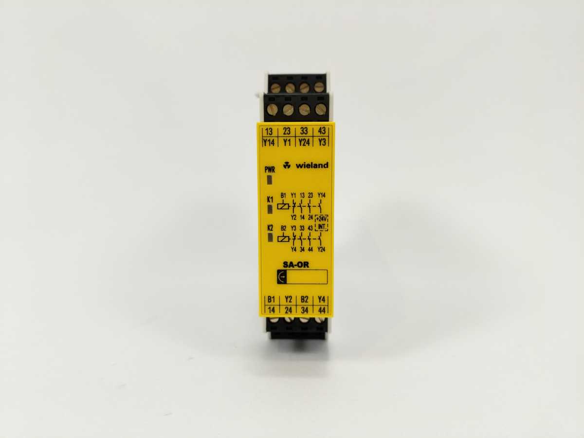 Wieland R1.180.0080.0 Safety Relay, U: DC 24 V (class 2) 3.2W