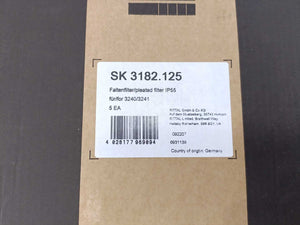 Rittal SK 3182.125 Pleated Filter IP55, Pack of 5