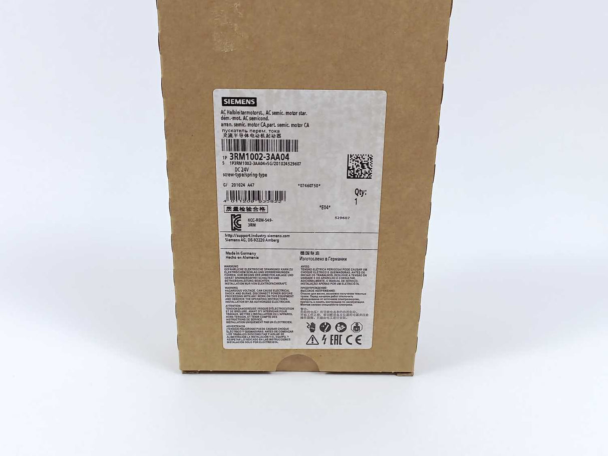 Siemens 3RM1002-3AA04 SIRIUS AC Semiconductor Motorstarter