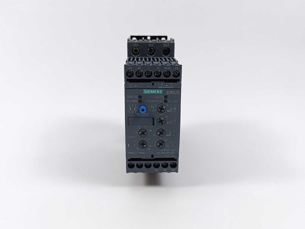 Siemens 3RW4027-1BB04 SIRIUS Soft Starter 200-480V 50/60Hz
