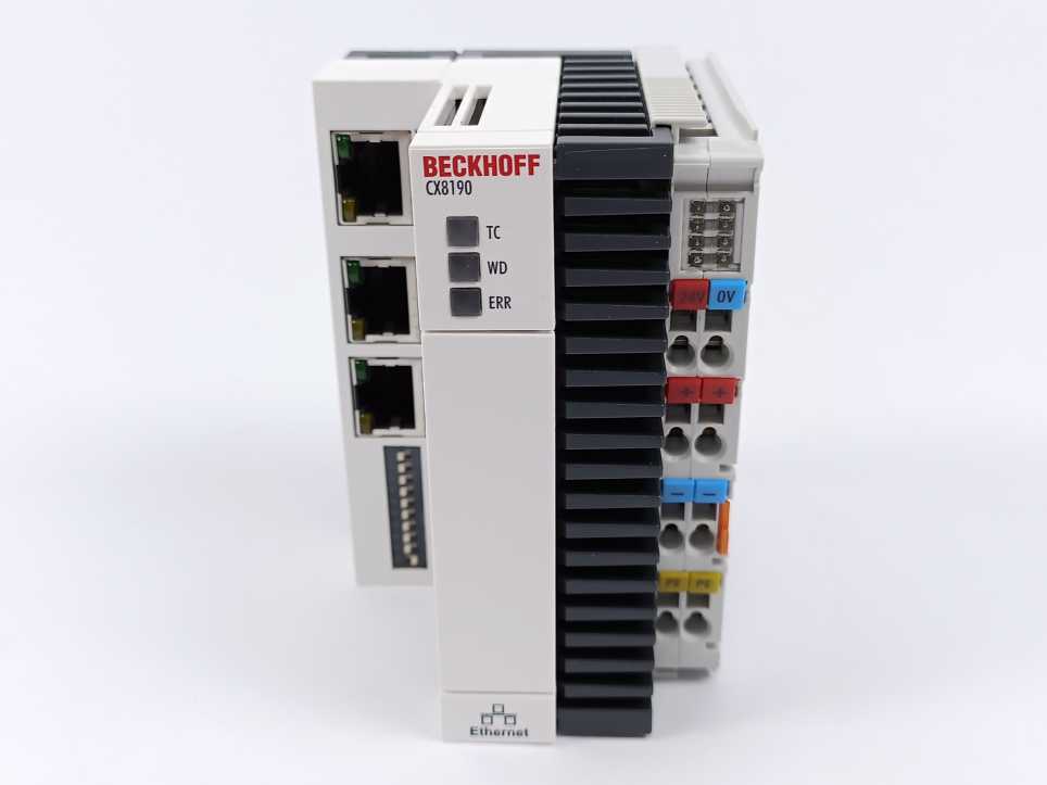 Beckhoff CX8190 Embedded PC with Arm Cortex-A9 and 2-port Ethernet switch