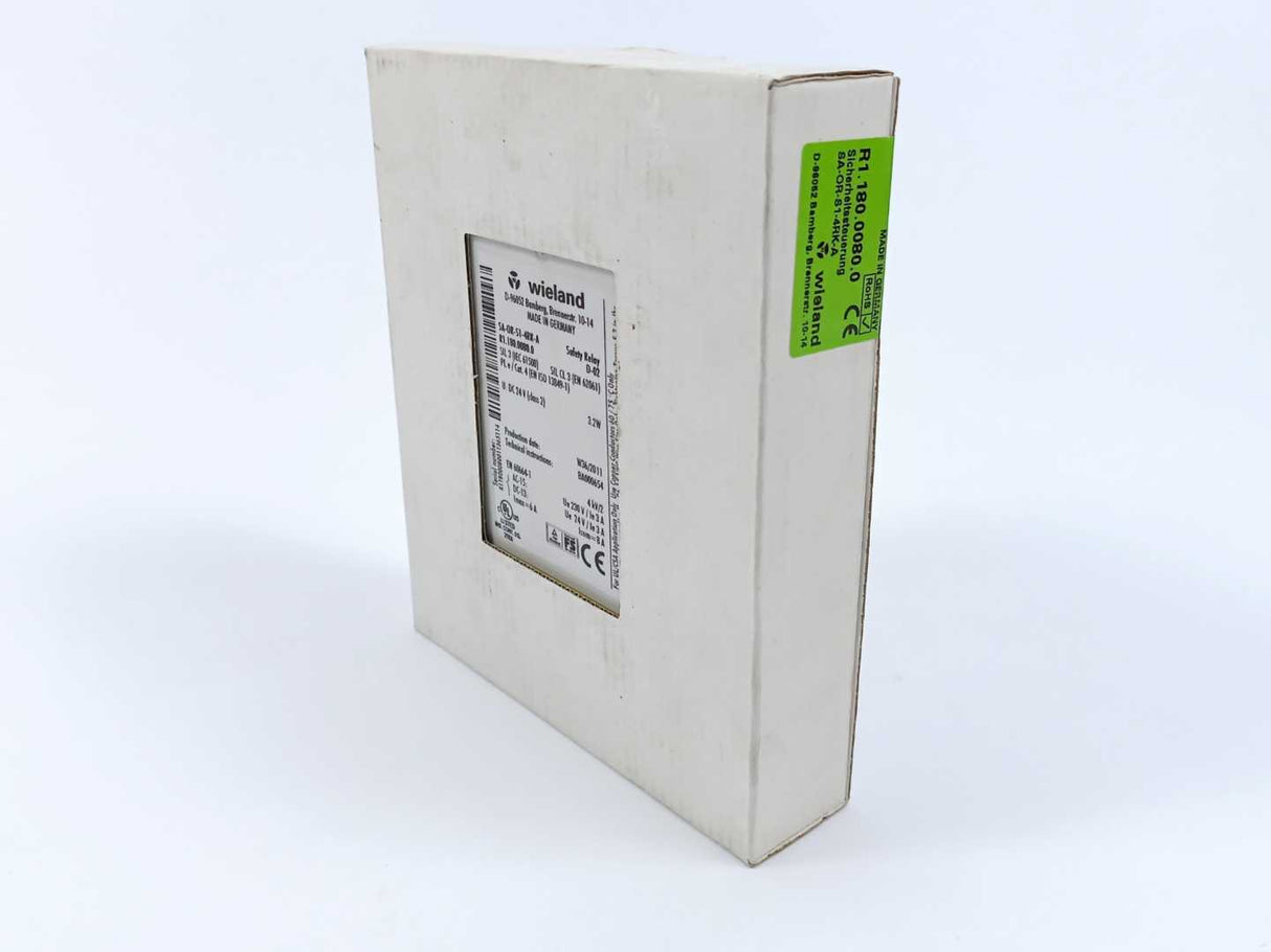 Wieland R1.180.0080.0 Safety Relay, U: DC 24 V (class 2) 3.2W