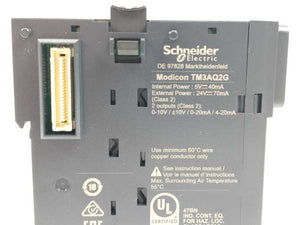 Schneider Electric TM3AQ2G Module TM3-2 Analog Outputs Spring