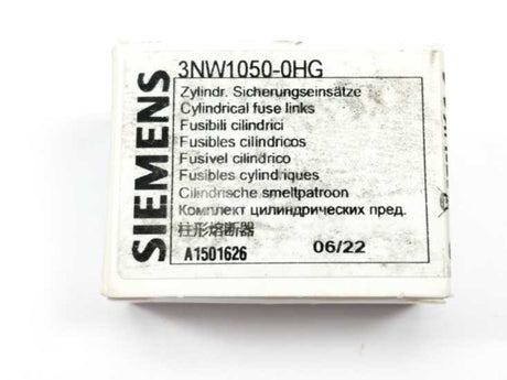 Siemens 3NW1050-0HG Cylindrical Fuse Links 8 Pcs.