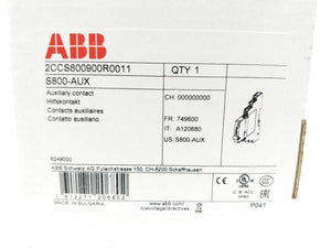 ABB 2CCS800900R0011 S800-AUX Auxiliary Contact