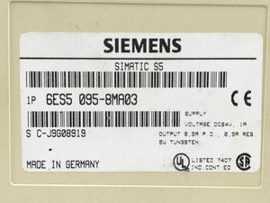 Siemens 6ES5095-8MA03 Simatic S5-95U Compact Unit DC24 V