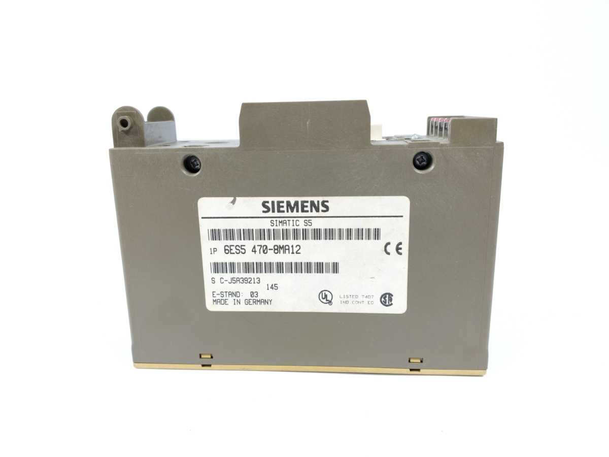 Siemens 6ES5470-8MA12 SIMATIC S5 Analog Output