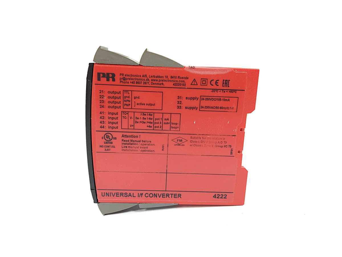 PR Electronics 4222 Universal I/f Converter