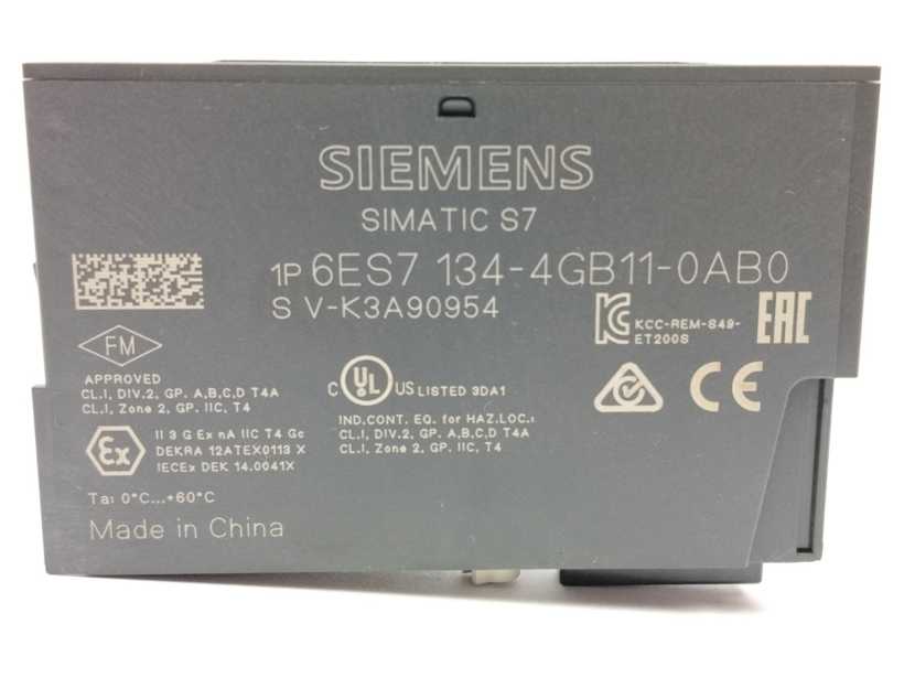 Siemens 6ES7134-4GB11-0AB0 SIMATIC 200S Analog Input Module