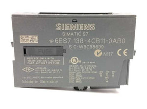 Siemens 6ES7138-4CB11-0AB0 SIMATIC Power Module DC24 48V/AC24 230V
