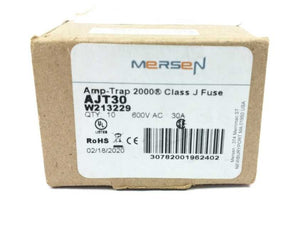 MERSEN AJT30 Amp-Trap 2000 Class J Fuse W213229 10 Pcs. box
