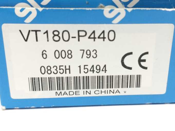 SICK 6008793 Photoelectric Sensors VT180-P440
