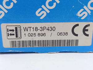 SICK 1025896 WT18-3P430 Diffuse Photoelectric Sensor 50-600mm Detection Range
