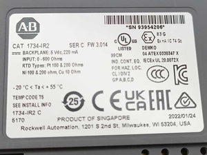AB 1734-IR2 Point I/O 2 Point RTD Input Module Ser C
